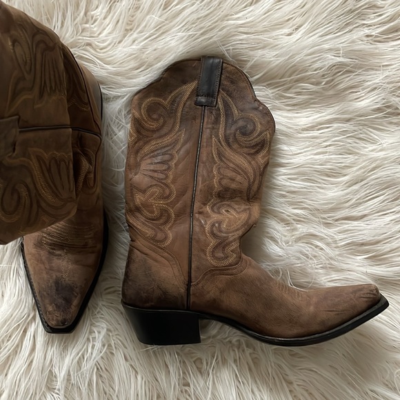 J.B Dillon Western Cowboy Boots Sz 9B - Picture 2 of 5